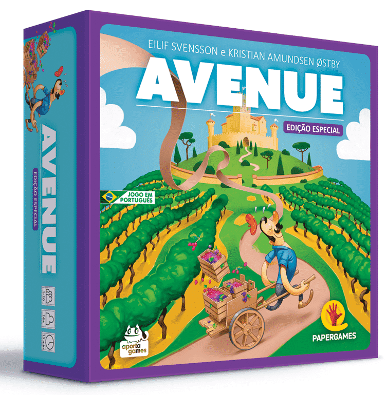 caixa do jogo Avenue – Edição Especial
