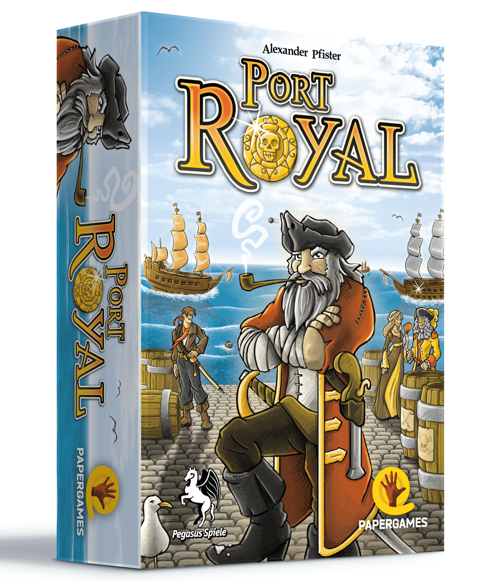 caixa do jogo Port Royal