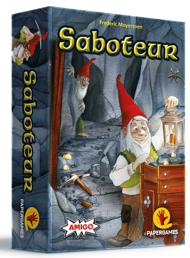 caixa do jogo Saboteur