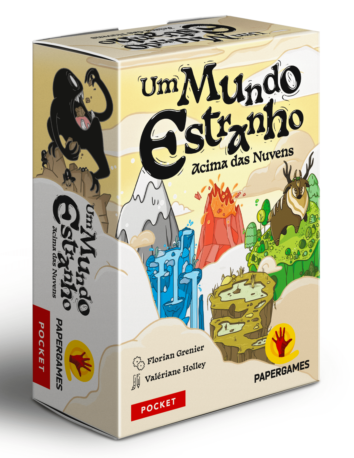 um_mundo_estranho_acima_das_nuvens__pocket_3D_frente